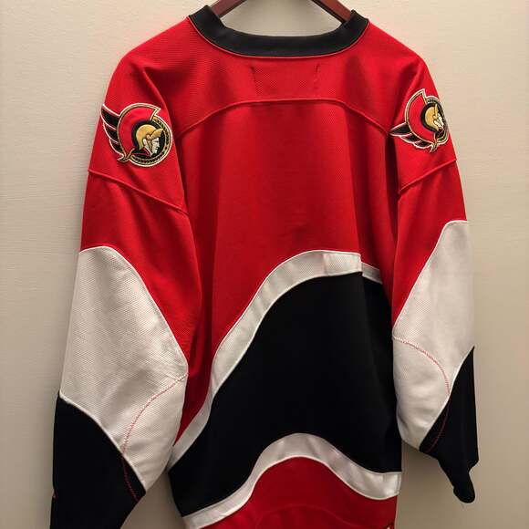 Vintage Ottawa Senators NHL Mesh Jersey Red Pro Player Size XL - Picture 3 of 9